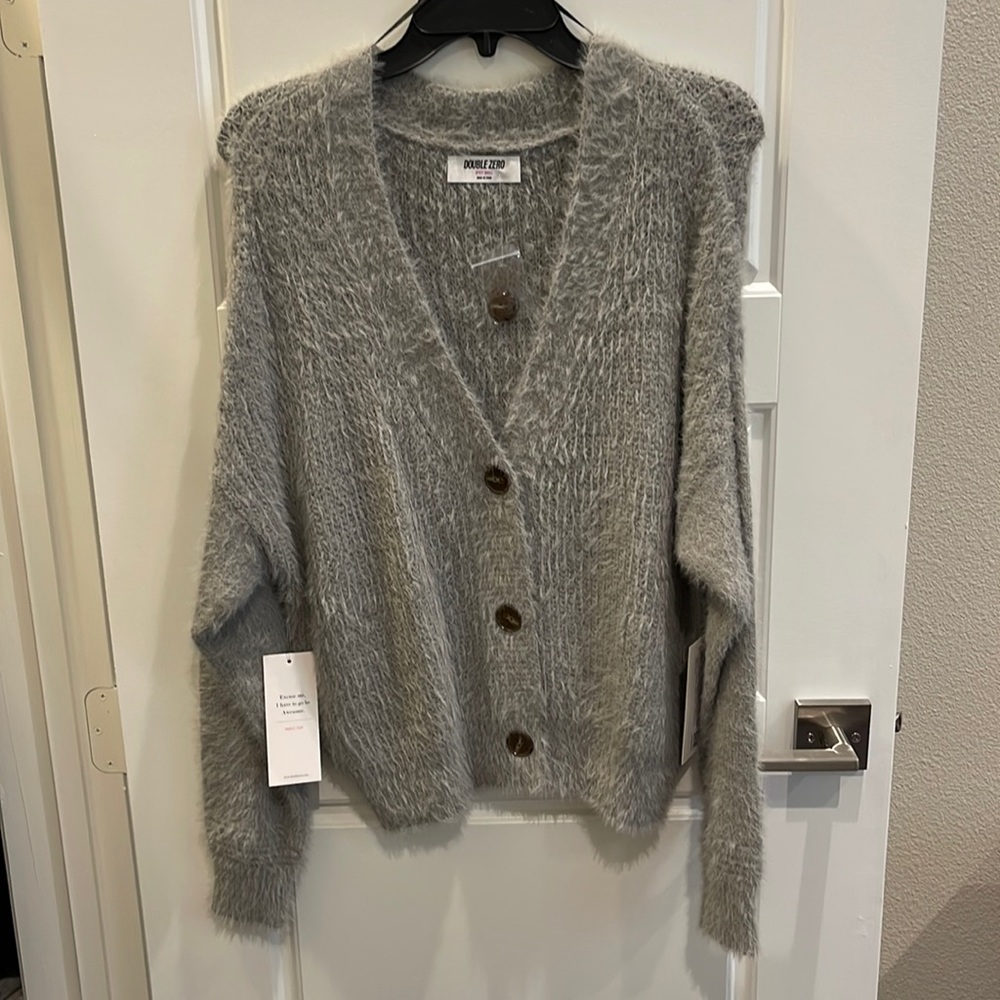 Fur cardigan